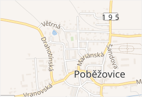 Budovatelů v obci Poběžovice - mapa ulice