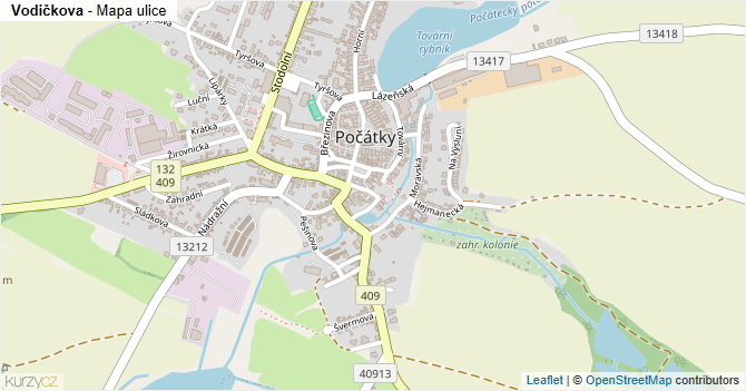 Vodičkova - mapa ulice