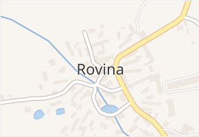 Rovina v obci Počepice - mapa části obce