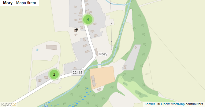 Mory - mapa firem