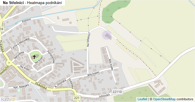 Na Střelnici - mapa podnikání