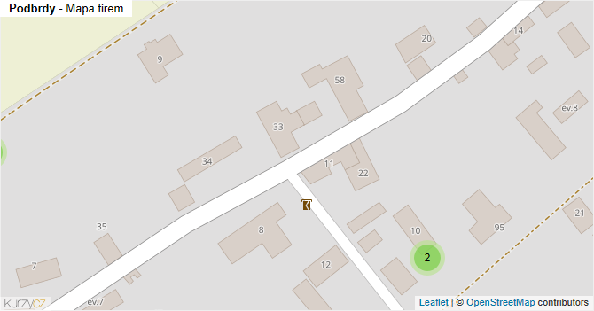Podbrdy - mapa firem