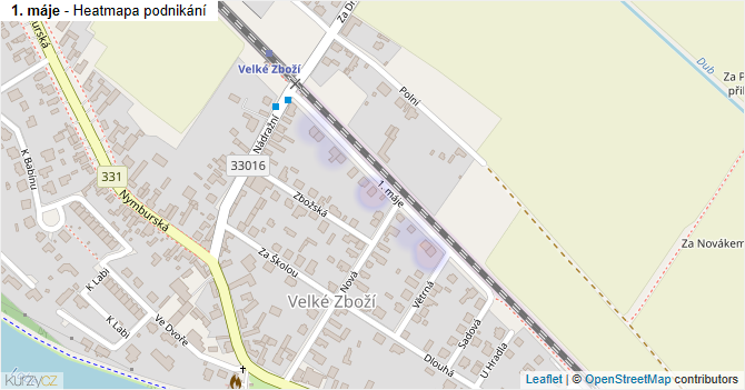 1. máje - mapa podnikání