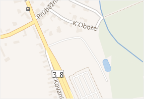 Bílkova v obci Poděbrady - mapa ulice