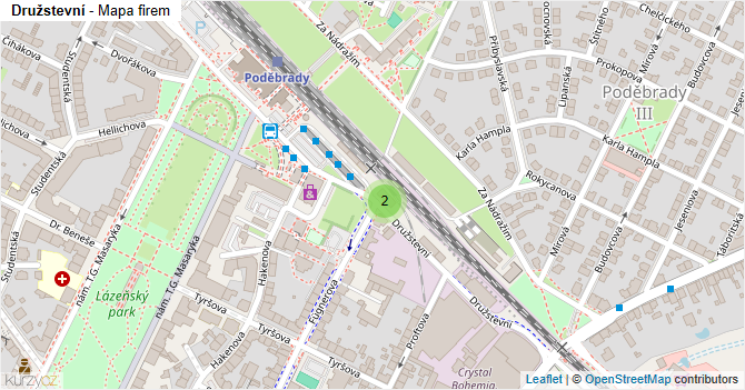 Družstevní - mapa firem