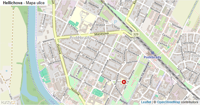 Hellichova - mapa ulice