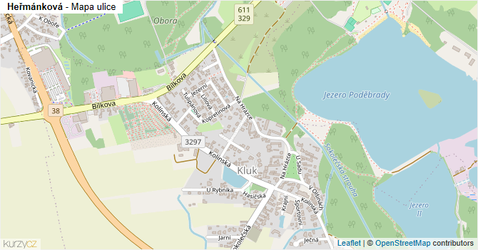 Heřmánková - mapa ulice