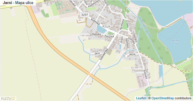 Jarní - mapa ulice