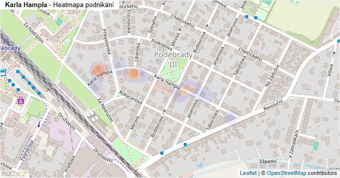 Karla Hampla - mapa podnikání