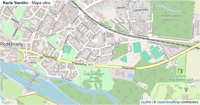 Karla Starého - mapa ulice