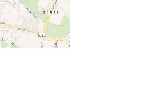 Ludmanova v obci Poděbrady - mapa ulice