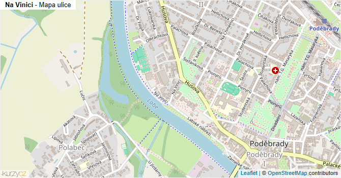 Na Vinici - mapa ulice