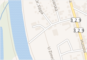 Ostende v obci Poděbrady - mapa ulice