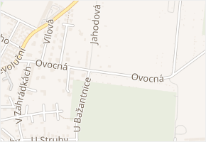 Ovocná v obci Poděbrady - mapa ulice
