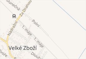 Polní v obci Poděbrady - mapa ulice