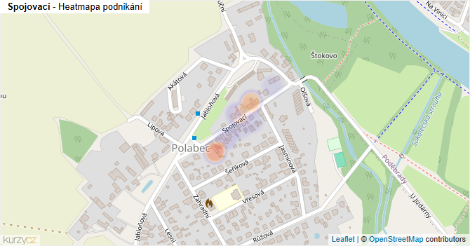 Spojovací - mapa podnikání
