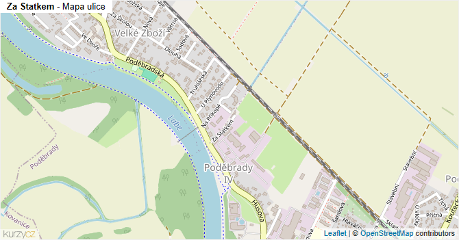 Za Statkem - mapa ulice