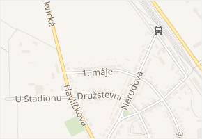 1. máje v obci Podivín - mapa ulice
