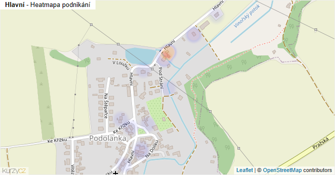 Hlavní - mapa podnikání