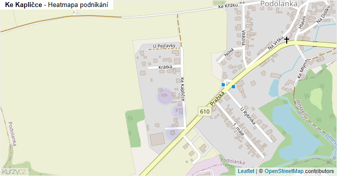 Ke Kapličce - mapa podnikání