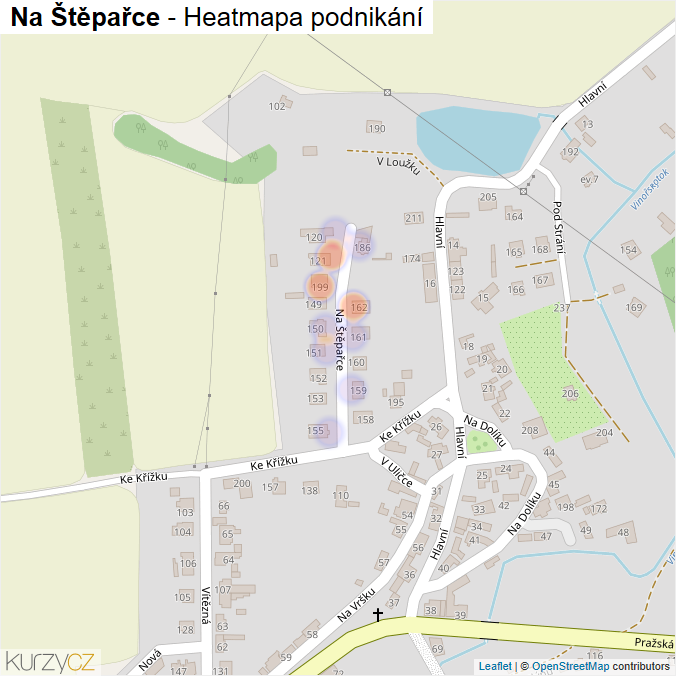 Mapa Na Štěpařce - Firmy v ulici.