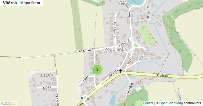 Vítězná - mapa firem