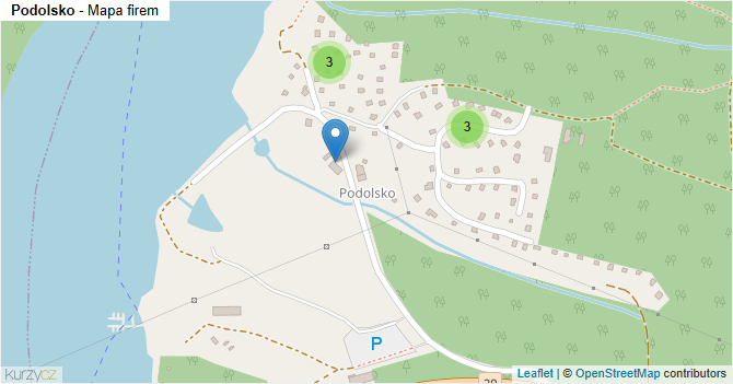 Podolsko - mapa firem