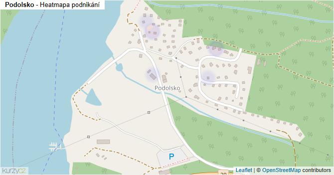 Podolsko - mapa podnikání
