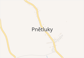 Pnětluky v obci Podsedice - mapa části obce