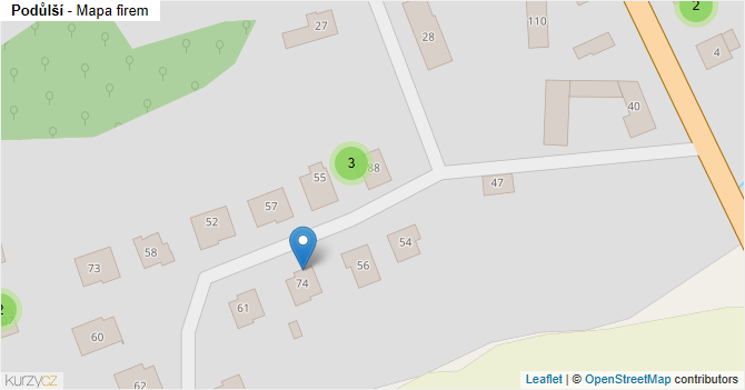 Podůlší - mapa firem