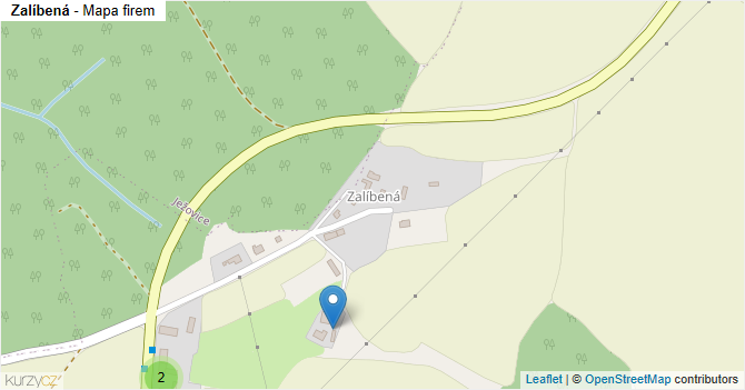 Zalíbená - mapa firem