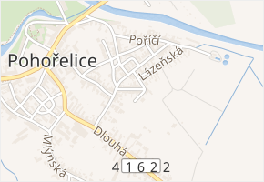 Nová v obci Pohořelice - mapa ulice