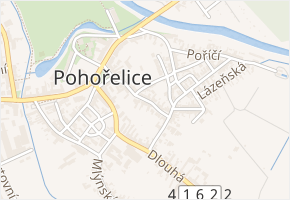 Pšeničná v obci Pohořelice - mapa ulice