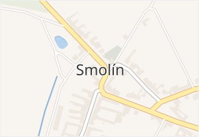 Smolín v obci Pohořelice - mapa části obce