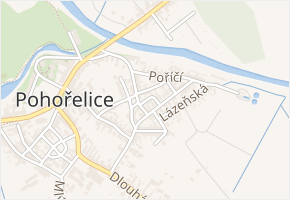Úzká v obci Pohořelice - mapa ulice