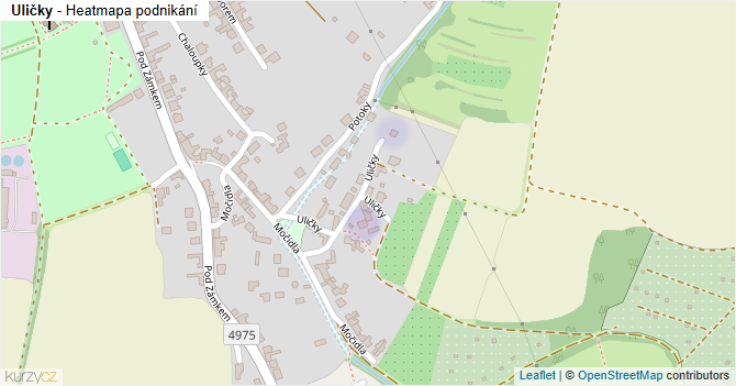 Uličky - mapa podnikání