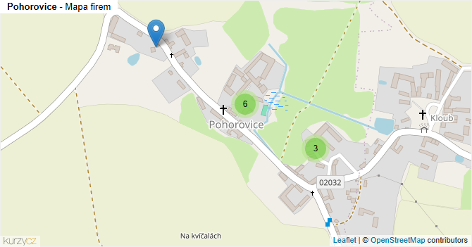 Pohorovice - mapa firem