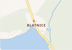 Blatnice v obci Pojbuky - mapa části obce
