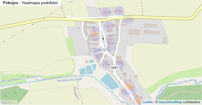Pokojov - mapa podnikání