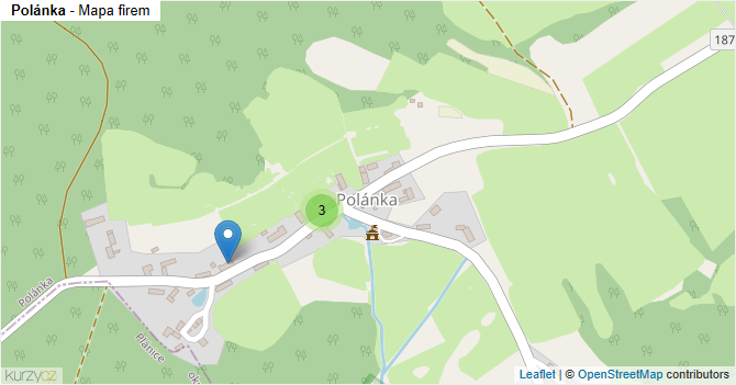 Polánka - mapa firem