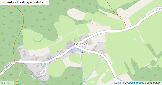 Polánka - mapa podnikání