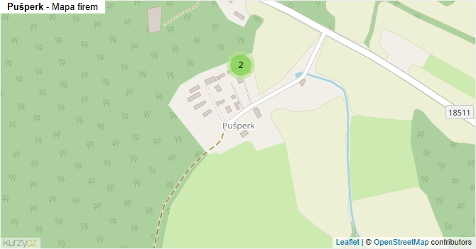 Pušperk - mapa firem