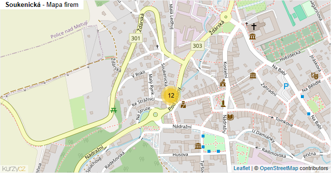 Soukenická - mapa firem
