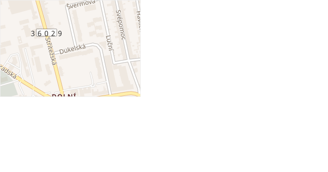 Dukelská v obci Polička - mapa ulice