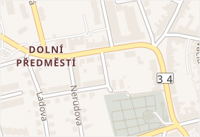 E. Beranové v obci Polička - mapa ulice
