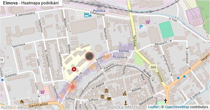 Eimova - mapa podnikání