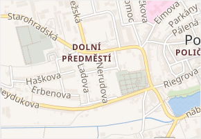 Eiseltova v obci Polička - mapa ulice