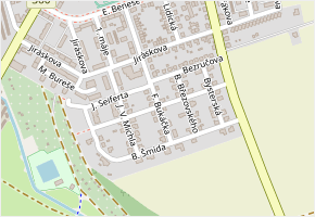 F. Bukáčka v obci Polička - mapa ulice