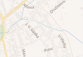 K. Světlé v obci Polička - mapa ulice