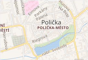 Kostelní v obci Polička - mapa ulice